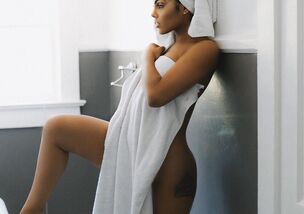 sexy girl in towel